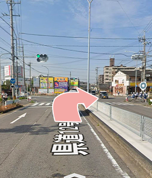 安城市(米津橋)方面から1