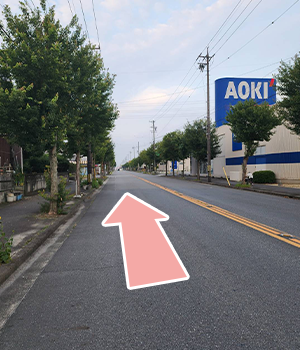 安城市(米津橋)方面から2