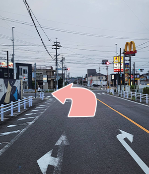 碧南市(上塚橋)方面から1