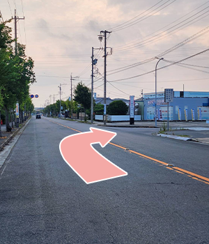 碧南市(上塚橋)方面から4